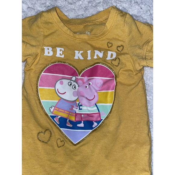 Peppa Pig girls sz. 12 month yellow tee. Cute, fun - Picture 2 of 5